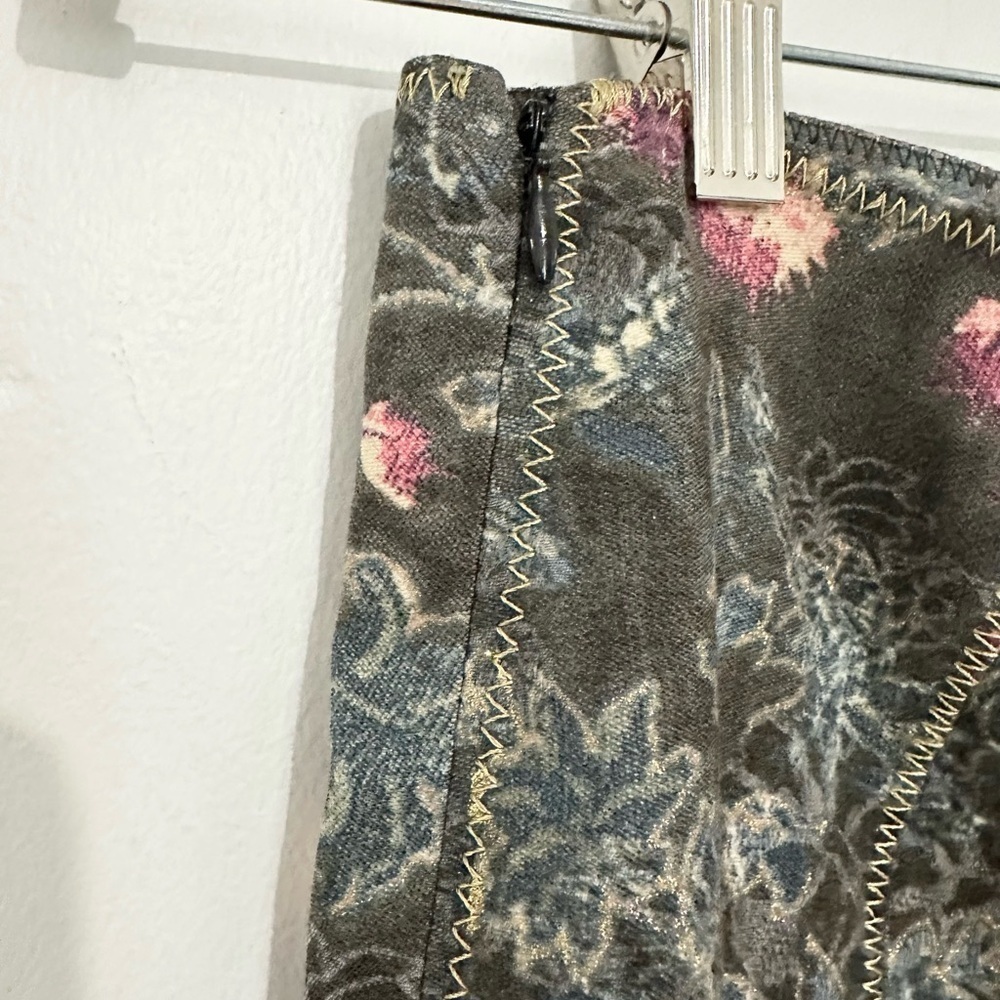 Roberto Cavalli class floral midi skirt size 40 elegant quiet luxury - Picture 5 of 5